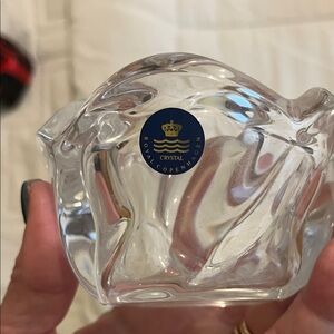 Royal Copenhagen Clear Crystal Decorative Piece